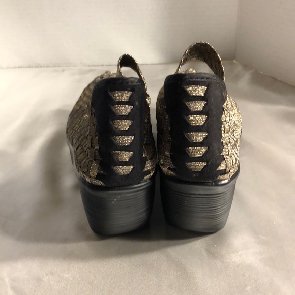 Bernie Mev Wedge Sandals Size 38 Woven Shoe Womens - Picture 4 of 16